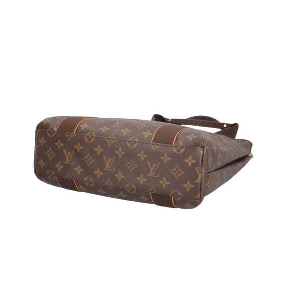 LOUIS VUITTON Brown Monogram Canvas Tote Bag - Picture 5 of 13
